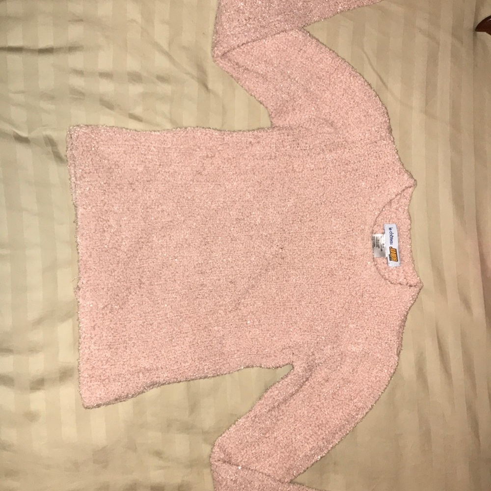 Pink glittery/sparkly sweater